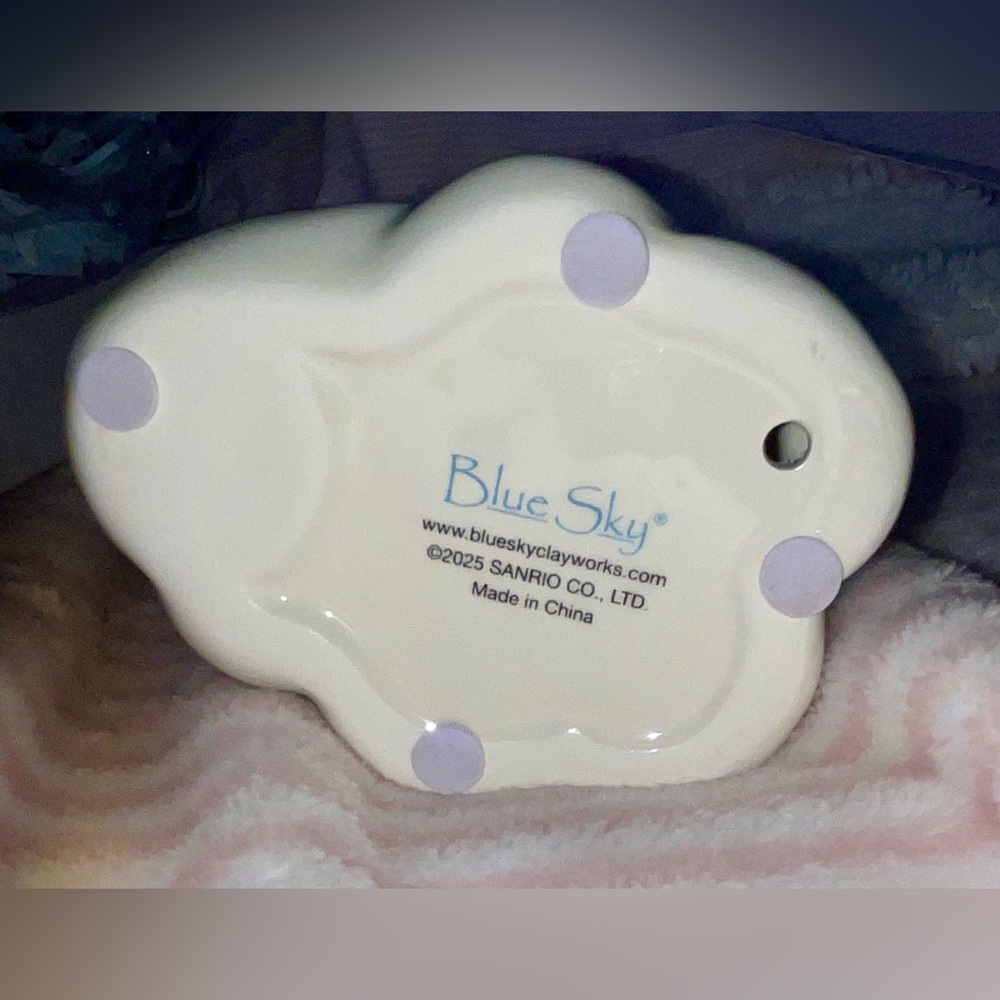 Blue Sky Accents/ Hello Kitty Kuromi Cupid Figurine/Pink & White Ceramic - Picture 11 of 11